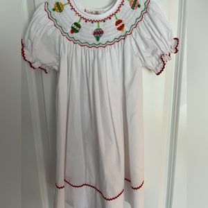 Smocked Christmas Dress